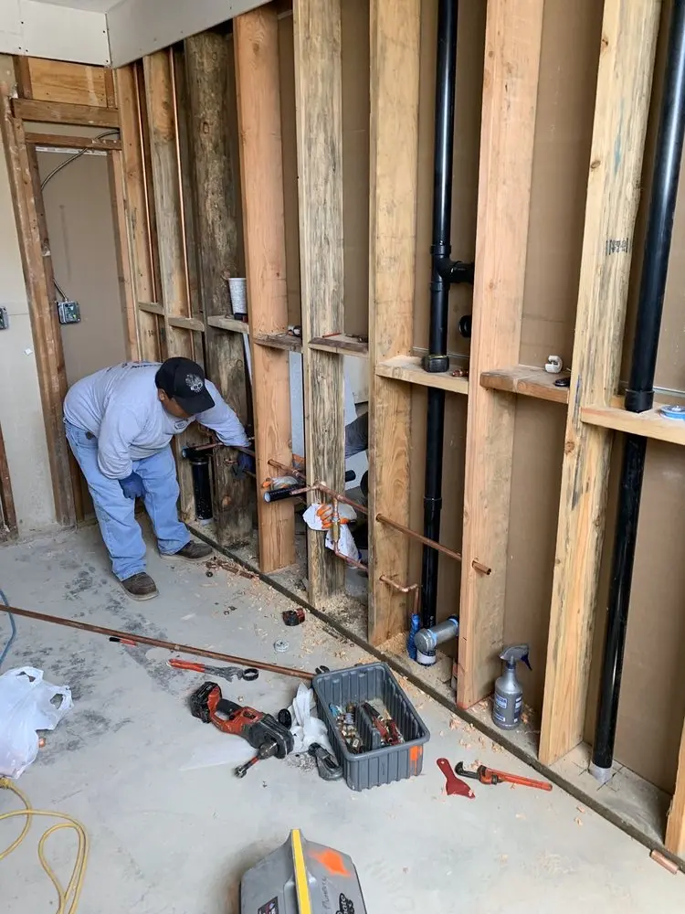 Commercial rough-in plumbing for Gas Line Repair in Cabin John